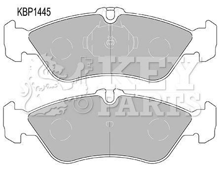 KEY PARTS stabdžių trinkelių rinkinys, diskinis stabdys KBP1445